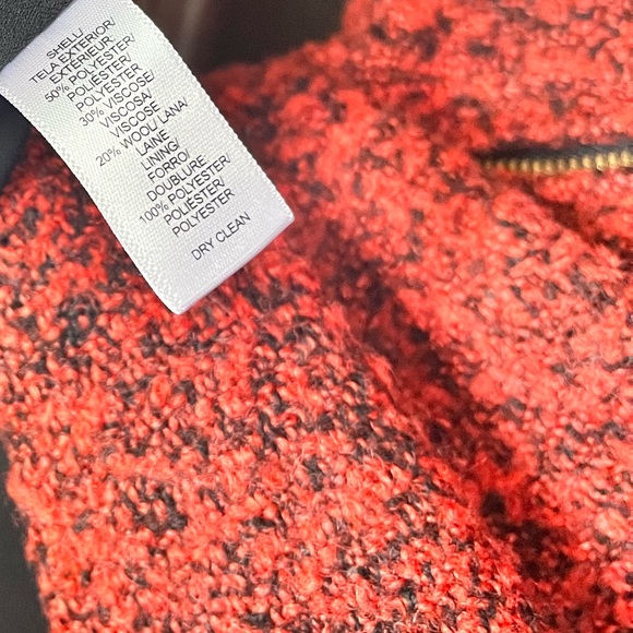 LOFT 0Petite Wool burnt orange Dress - Picture 5 of 5